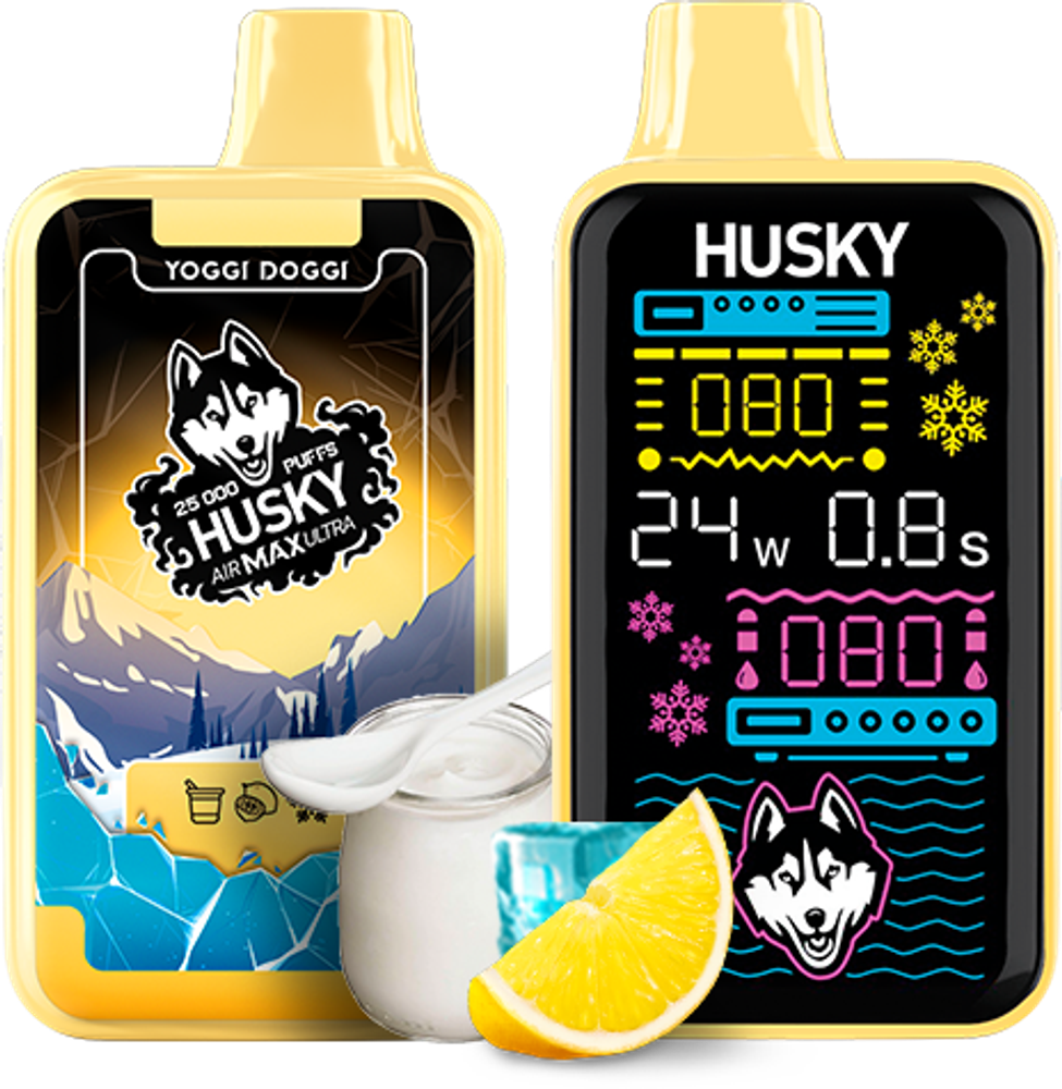Одноразовая электронная сигарета Husky Air Max Ultra - Yoggi Doggi (25000 затяжек) Одноразовая электронная сигарета Husky Air Max Ultra - Yoggi Doggi (25000 затяжек)