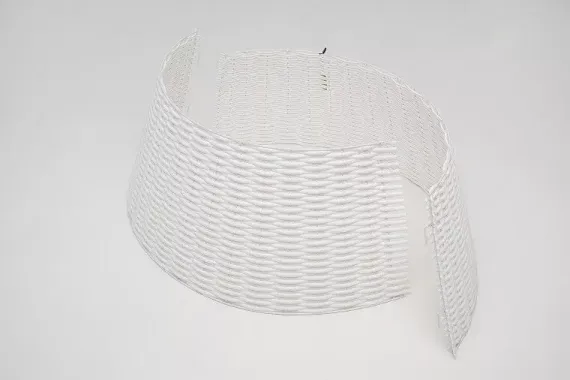 Корзина под елку Люкс Палермо 87 см., разборная, белый, ЕлкиТорг (87-223)