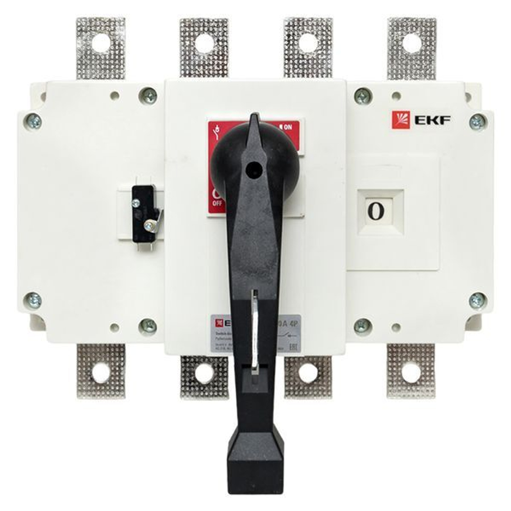 Рубильник-выключатель 630A 4P c рукояткой управления для прямой установки PowerSwitch EKF