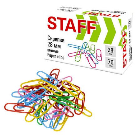 Скрепки, зажимы