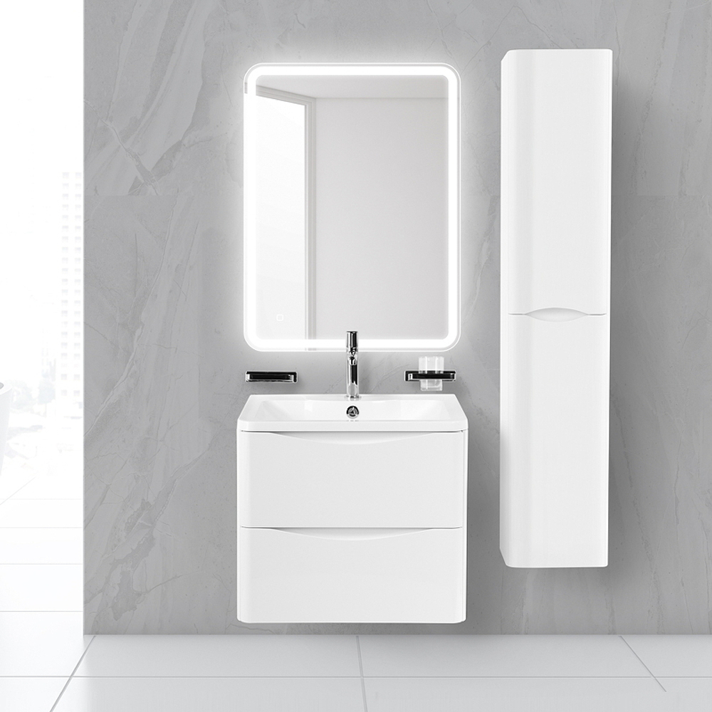 Раковина BelBagno 70 BB700/455-LV-MR-ALR Белая