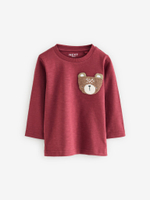 Лонгслив для мальчика Next N96-319, Желтый, Хаки, Темно-красный