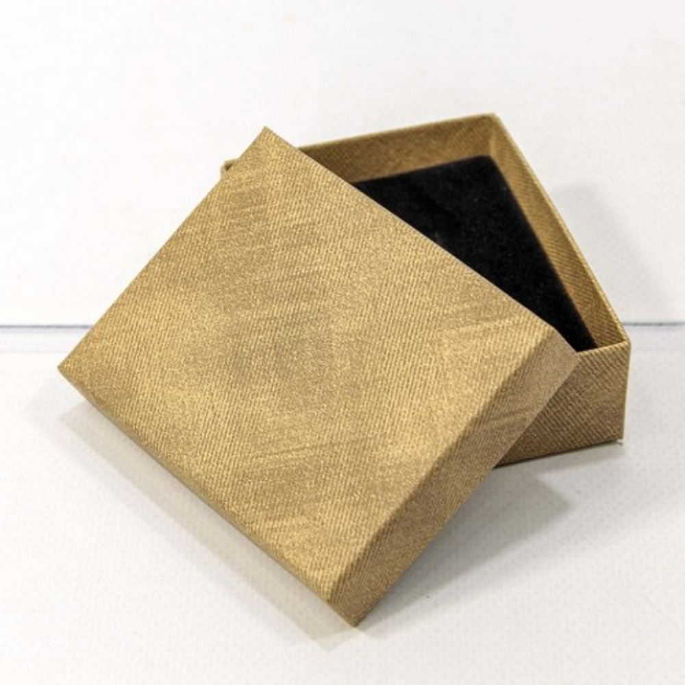 Коробка Ювелирная 7х9х2.8 см (Желтый)