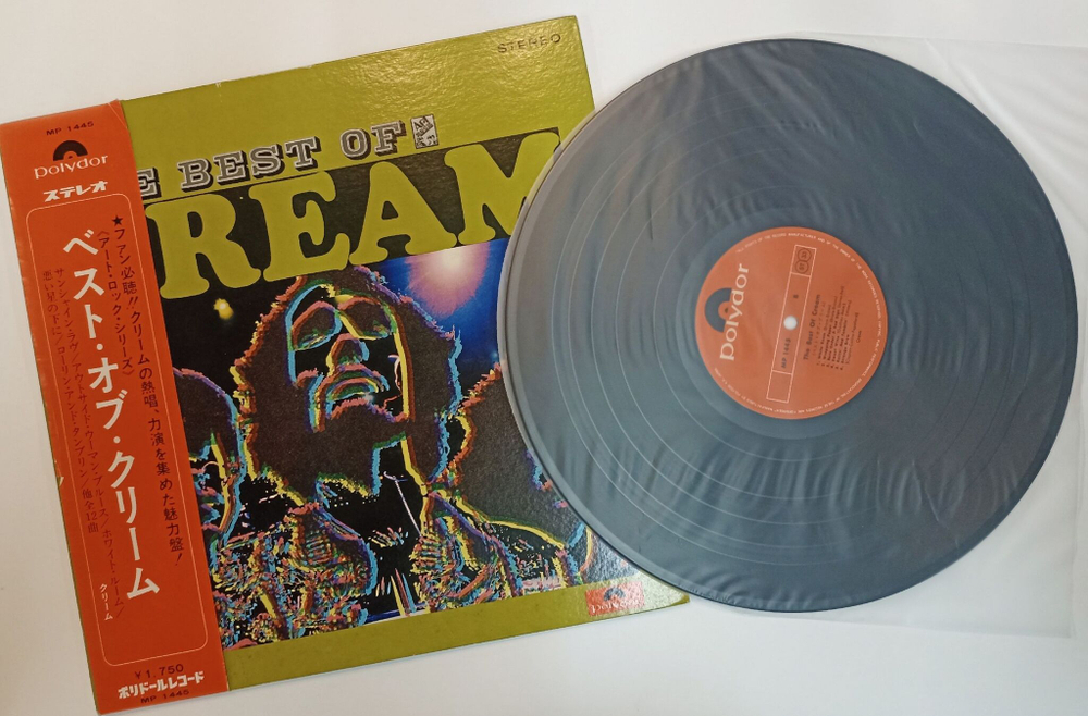 Винтажная виниловая пластинка LP The Best Of Cream (Japan 1969)