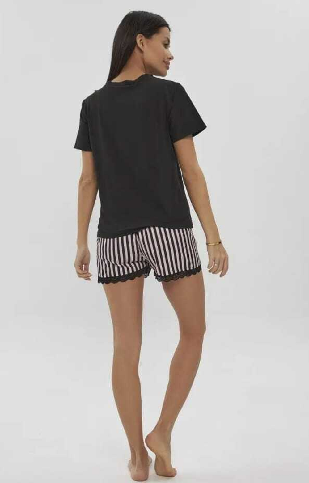 [m]Пижама жен. б/в шорты+футболка 10031