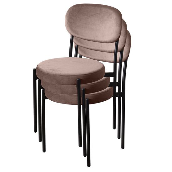 Стул Mason, бархат пепельно-бежевый 25