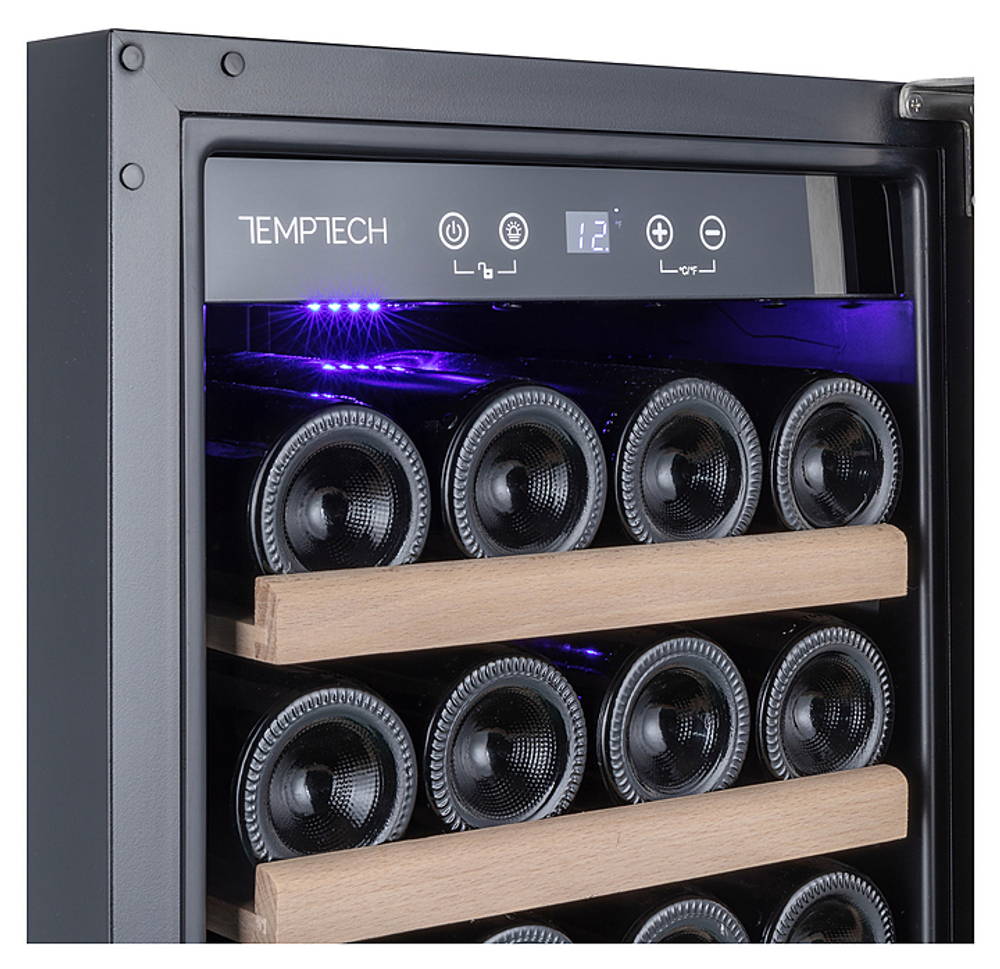 Винный шкаф Temptech Premium WPQ38SCB черный