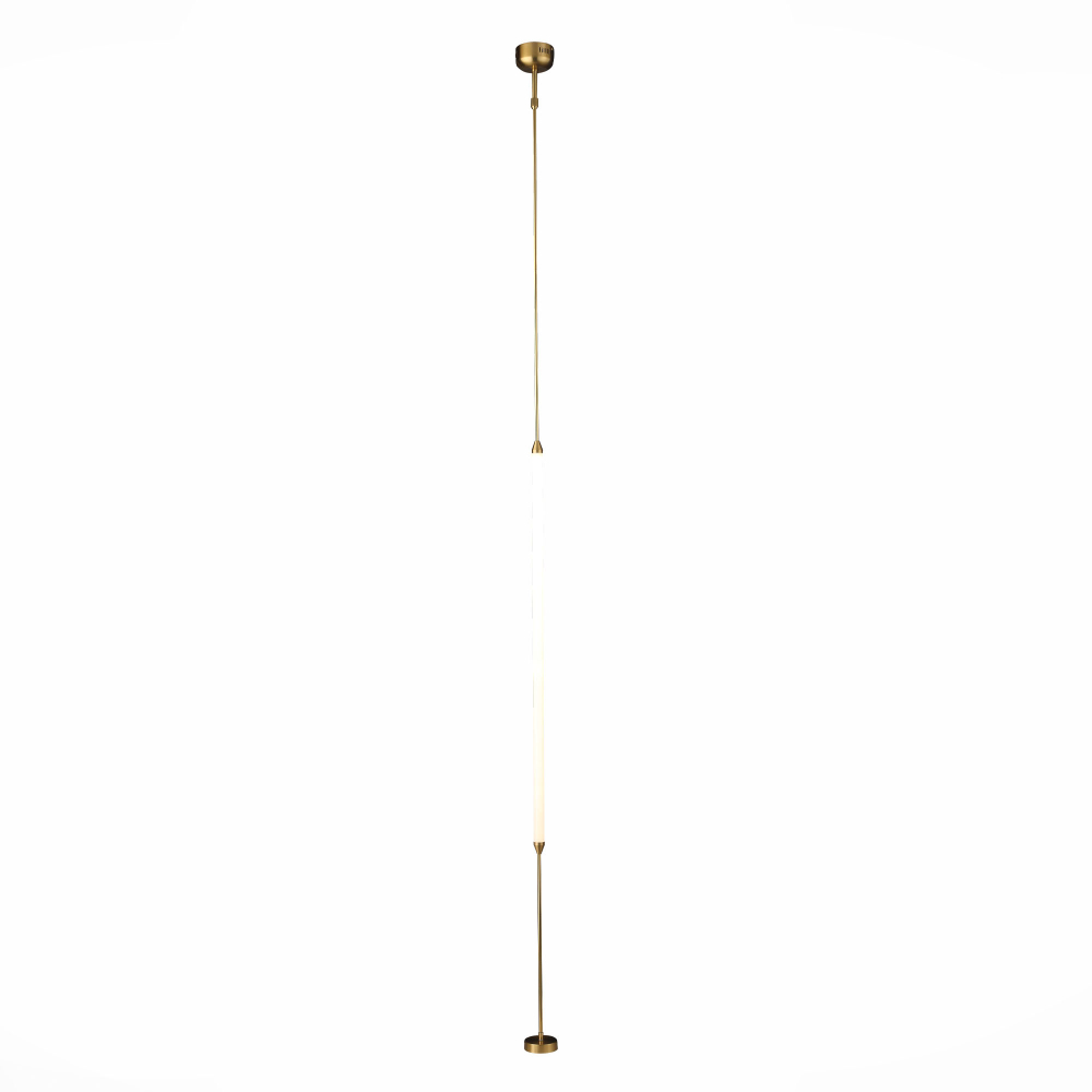 SL6004.315.01 Торшер ST-Luce Латунь/Белый LED 1*30W 3000K OLBIA