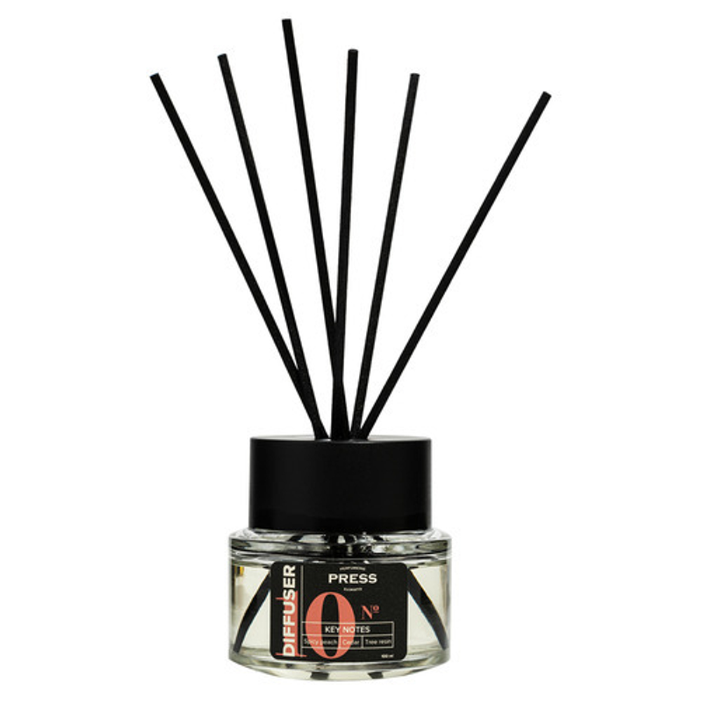 Диффузор № 10 с нотами Spicy peach, Cedar, Tree resin  PRESS PGPRA1001