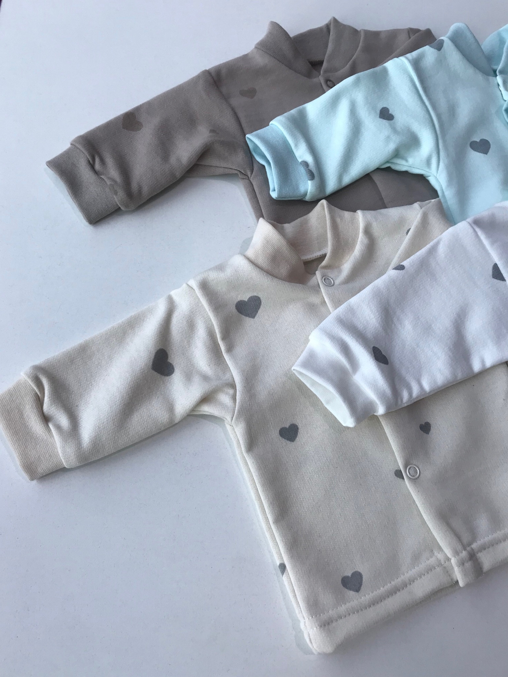 Кофта Сердечко (Малышеево) футер Арт: 0101Ф (Размер: 62)