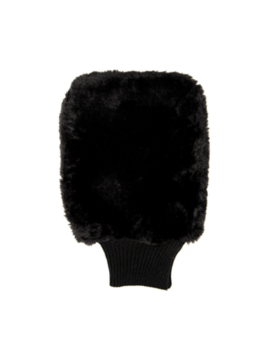 Leraton Варежка из искусственного меха BLACK WOOL MITT MW6