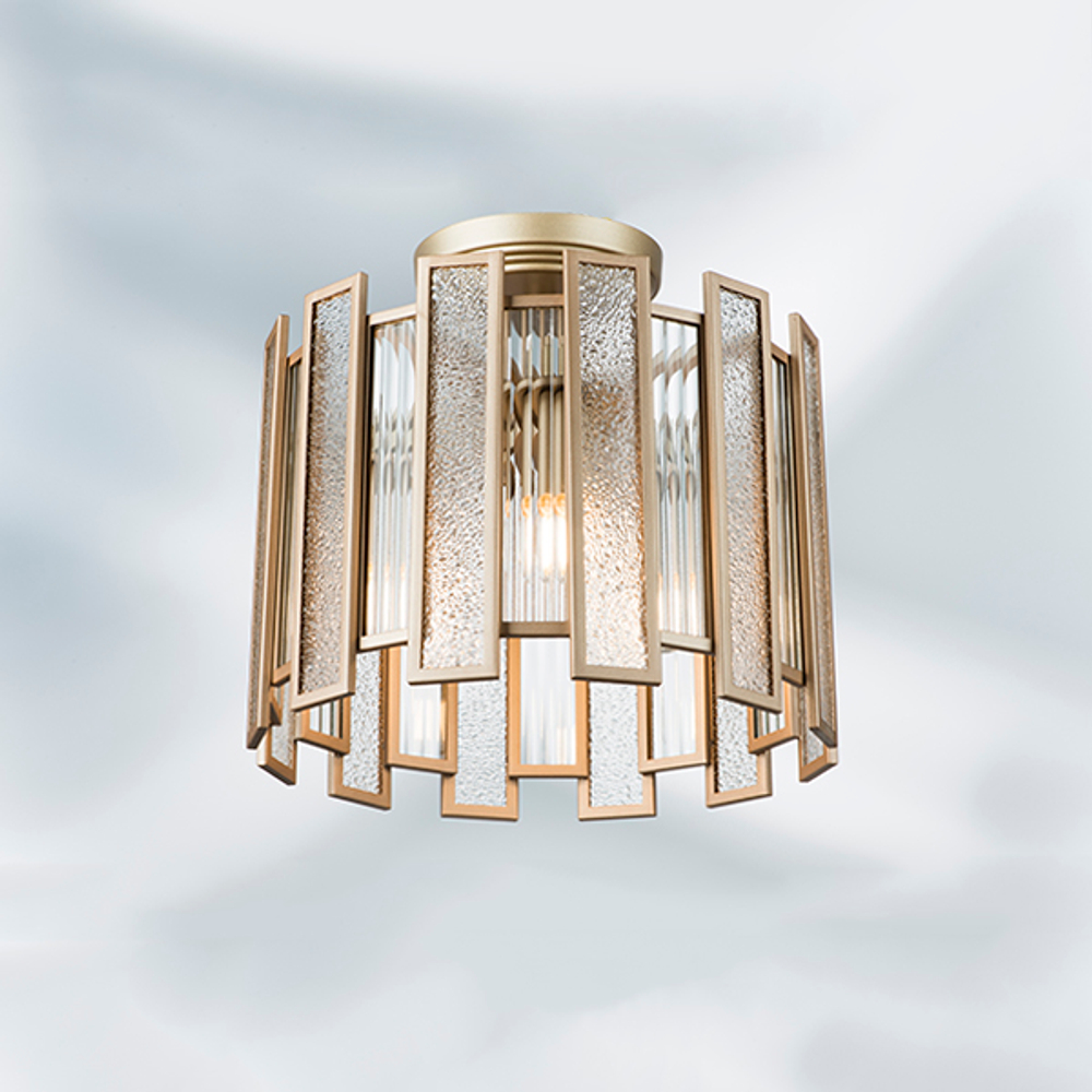 712042 Люстра AGAVE 3х40W E27 ШАМПАНЬ/ПРОЗРАЧНЫЙ