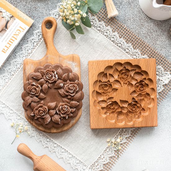 Пряничная форма Розовый сад