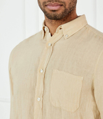 Льняная рубашка Ermann HUGO - бежевый(50514162)