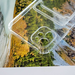 Силиконовый чехол для iPhone 11 с карманом для карт, 013027 прозрачный CM