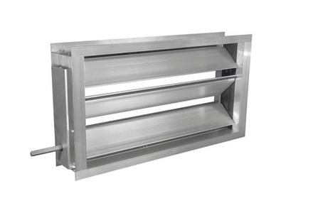 ZSSK 800х500 воздушный клапан с подставкой под электропривод