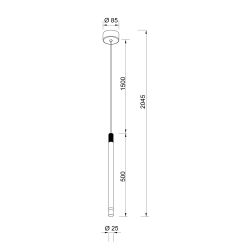 8971 Подвесной светильник MOANA