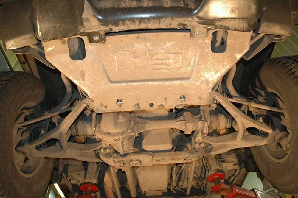 Защита картера Sheriff для GM Hummer H3 2005-2010 арт.04.1468