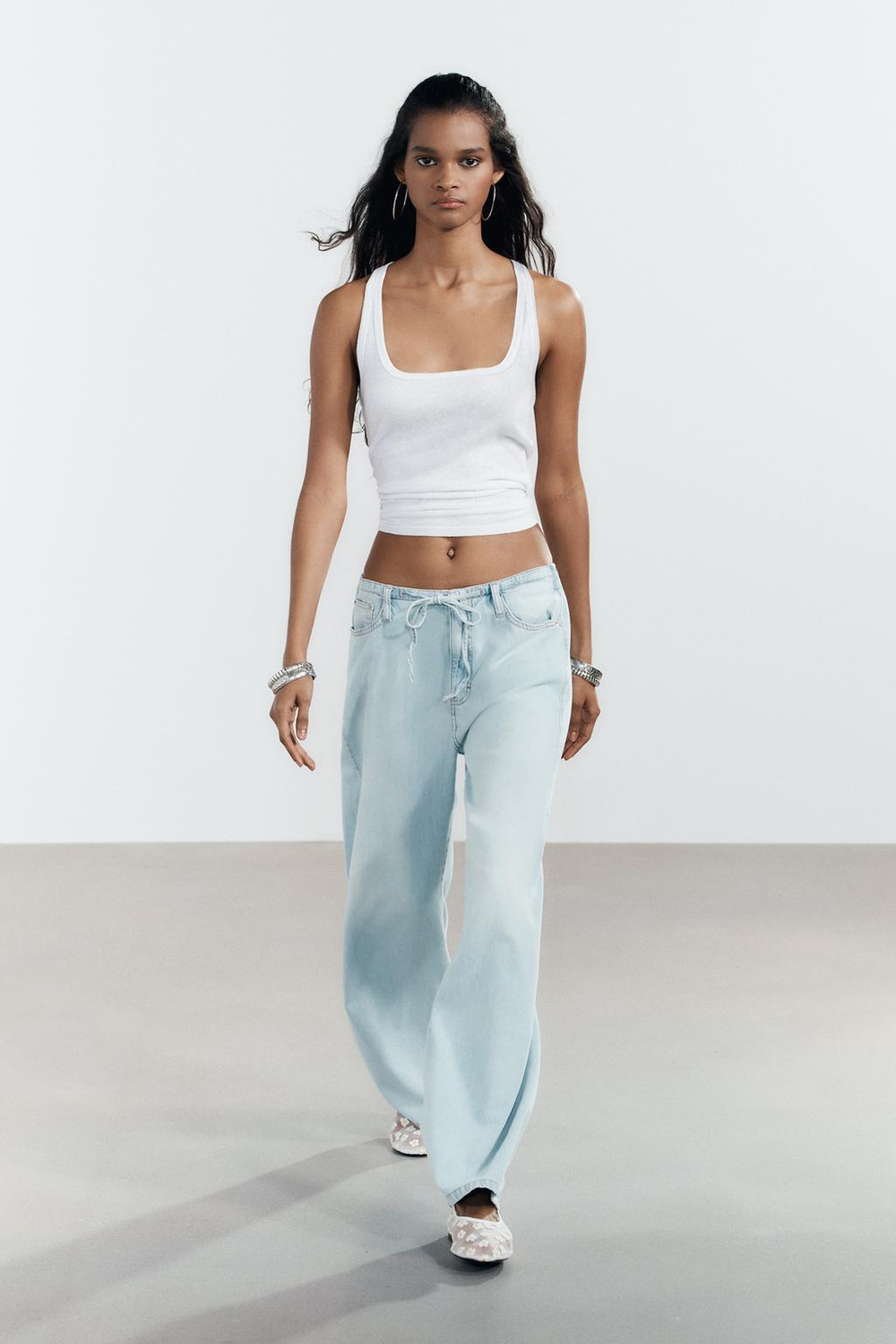 ZARA ДЖИНСЫ, ГОЛУБОЙ