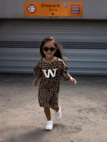 Платье детское трикотажное в садик