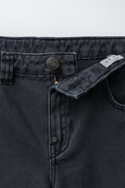 ZARA СВОБОДНЫЕ БРЮКИ ИЗ САРЖИ, АНТАЦИТОВО-СЕРЫЙ