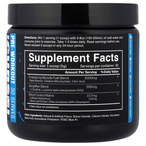 JNX Sports, The Curse!®, Pre-Workout, Blue Raspberry, 5.3 oz (150 g)