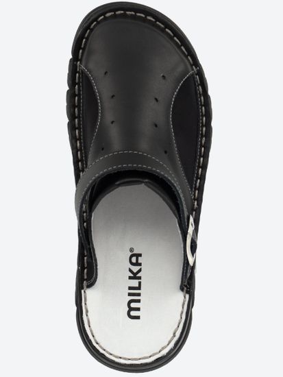 15 | "Kina" | Черные женские медицинские сабо натуральная кожа