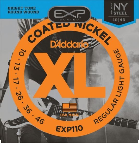 Струны для электрогитары D'ADDARIO EXP110