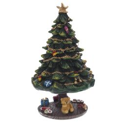 GAEM Фигурка декоративная "Ёлка" (свет, муз, 2хAAA), L13,5 W14 H19 см