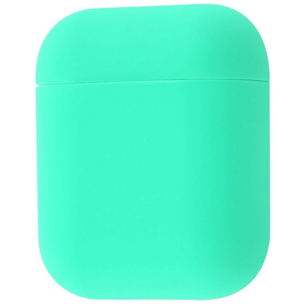 Чехол для наушников Airpods 1/2  Silicone Case Spearmint