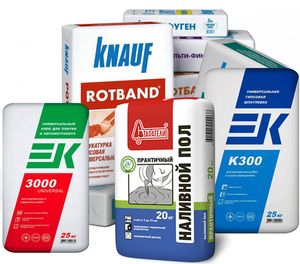 Сухие смеси и грунтовки