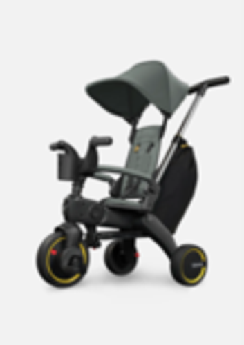 Doona Складной трехколесный велосипед Liki Trike S3, Slate Green (Forest Grey)