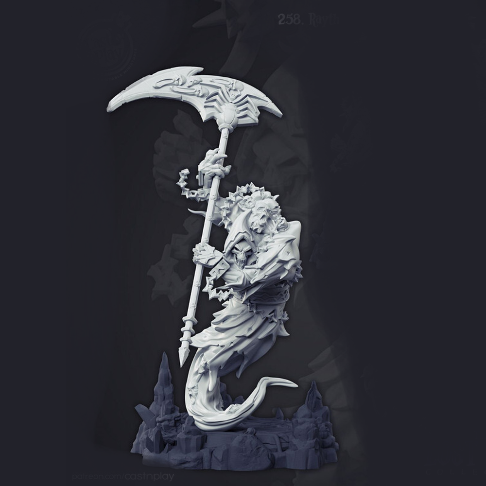 Призрак монстр миниатюра для dnd, днд, pathfinder, фентези, Настольная игра, НРИ, Варгейм, РПГ