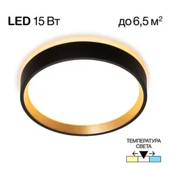 CL750181 ETALON Черный+Золото с подсветкой