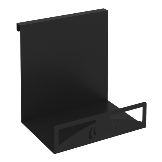 Навесной лоток для бумаг вертикальный широкий MAN-23.T-30 Металл Черный 230*190*250