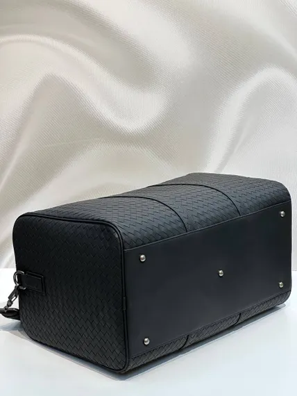 Дорожная сумка Bottega Veneta Intrecciato черный