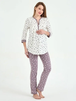 Пижама для беременных и кормящих мам