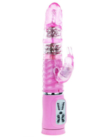 Хай-тек вибратор Agent 007 с двойной ротацией, 5 видов вибрации (Цвет: розовый)