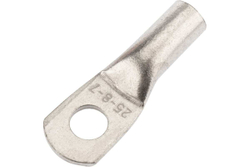 Медный луженый наконечник REXANT ТМЛ 25–8–7 (25мм2 - d 8мм) ГОСТ 7386-80 уп.10 шт 07-5313-3