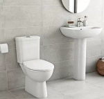 Унитаз Grohe Bau Ceramic 39349 437 безободковый, с бачком