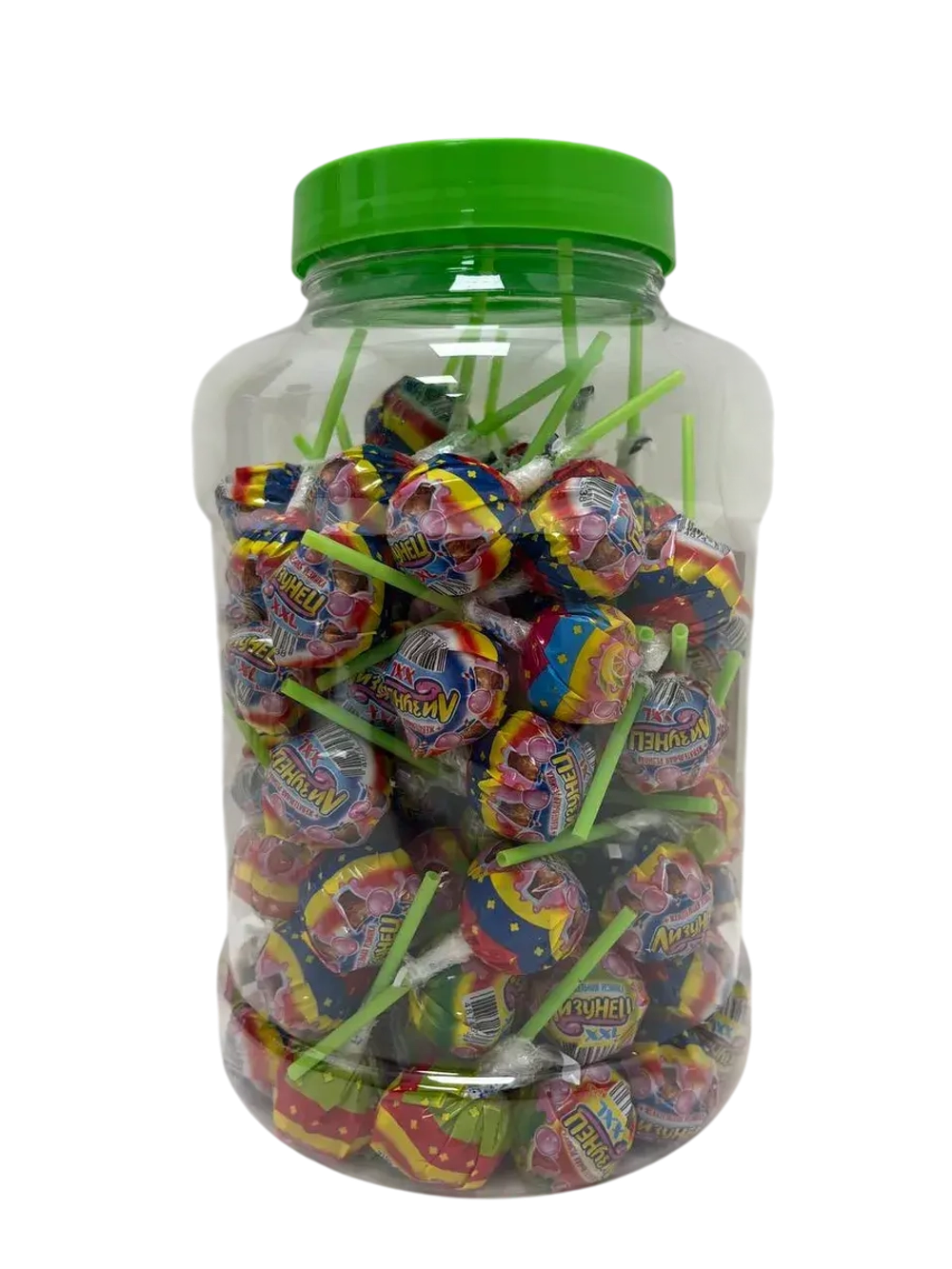 Чупа чупс с жвачкой карамельная конфета, XXL