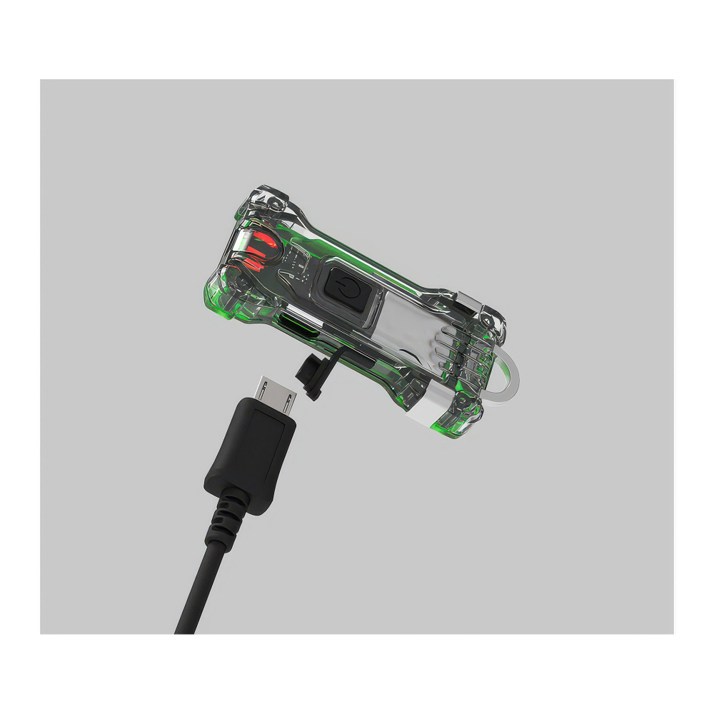 Мультифонарь Armytek Zippy Extended Set WR (Green Jade) — прочная пластиковая конструкция с ребрами жесткости.