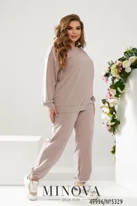 Костюм 5329-бежевый Minova