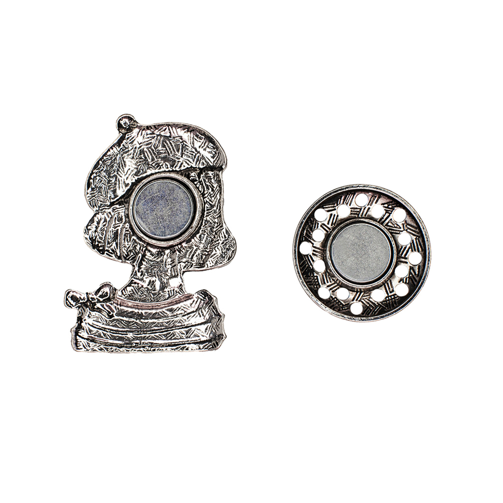 Брошь Shadore Девочка в берете XZ1479.7 R/S