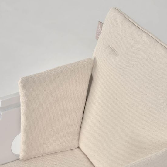 Подушка для стульчика Nuun с натуральной отделкой 100% органический хлопок (GOTS)