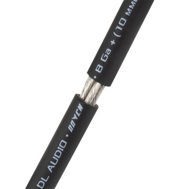 DL Audio Raven Power Cable 8 Ga Black | Кабель силовой медный луженый 8GA (8.35 кв.мм.)