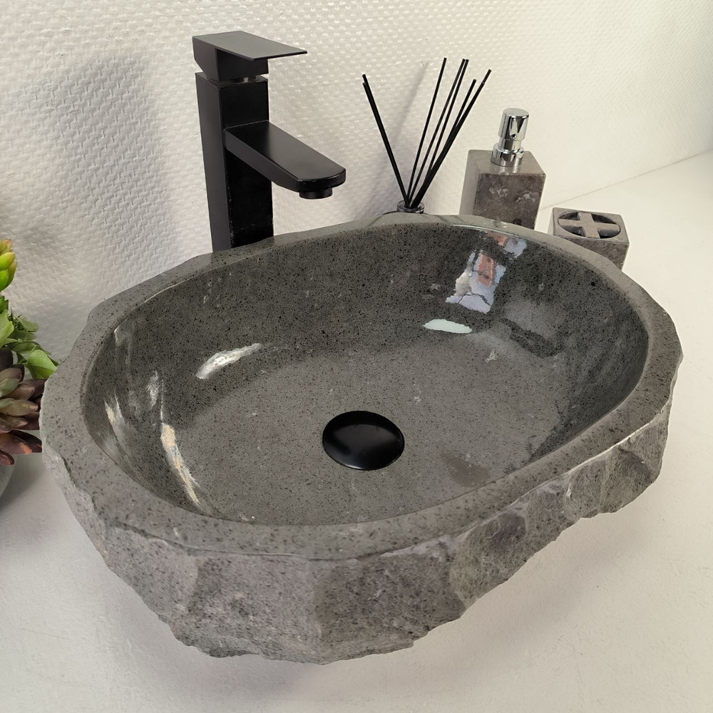 Раковина из андезита Erozy Grey EA-65561 46*34*14 0038