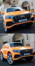 Детский электромобиль "AUDI Q8" 12V, оранжевый