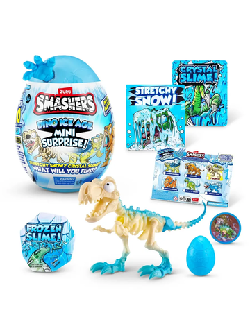 Игрушка ZURU Smashers — Dino Ice Age Smashers | Ледниковый период 7456 | ZURU набор-сюрприз динозавры с раскопками | 5+
