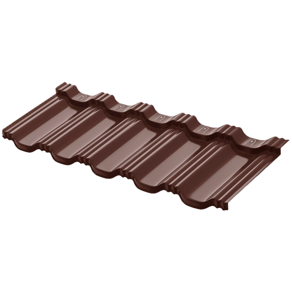 Модульная металлическая черепица AQUASYSTEM ГЁТЕБОРГ, покрытие Rooftop Шелк